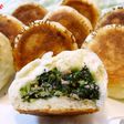 焼きまんじゅう・大量小松菜消費・中華点心