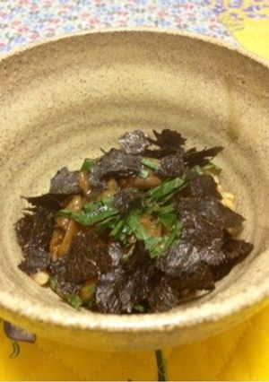 梅しそニンニク醤油納豆-レシピのメイン写真
