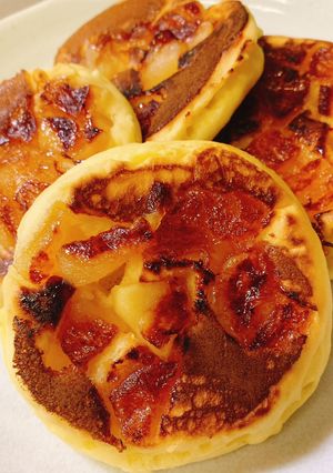 りんごパンケーキ-レシピのメイン写真
