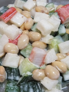 大根キュウリ大豆のコロコロ味噌マヨサラダ-レシピのメイン写真