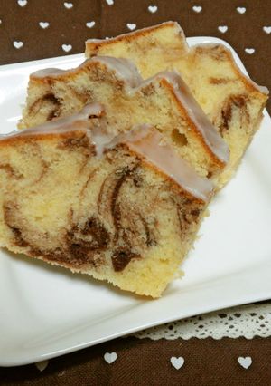 ＊＊リッチなマーブルパウンドケーキ＊＊-レシピのメイン写真