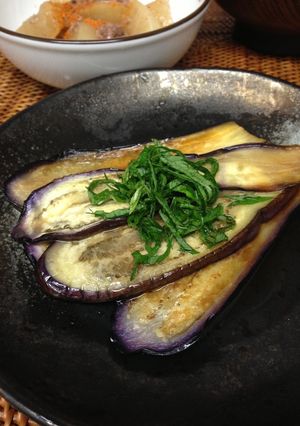 夏野菜を美味しく♥ナスのバタポン焼き-レシピのメイン写真