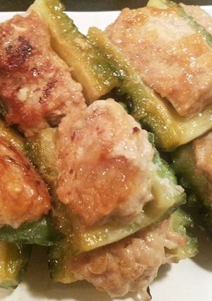 ゴーヤの肉詰め-レシピのメイン写真