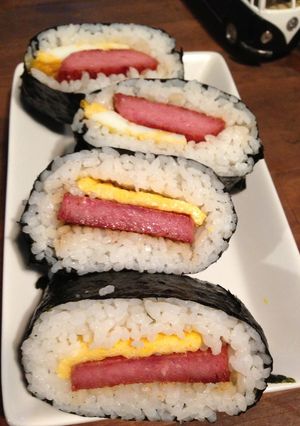 スパム海苔巻きおにぎり-レシピのメイン写真