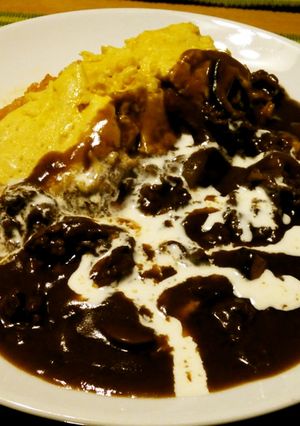 オムハヤシ-レシピのメイン写真