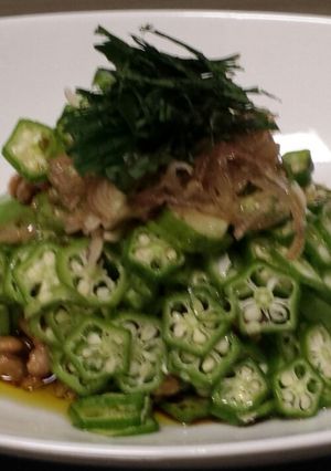 超簡単オクラとアボガドの納豆サラダ☆-レシピのメイン写真