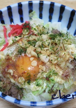 キャベツタップリ❤お好み牛丼-レシピのメイン写真