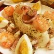 豆腐海鮮サラダ