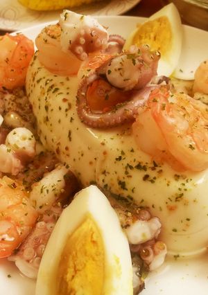豆腐海鮮サラダ-レシピのメイン写真