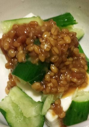 超簡単!もろきゅう豆腐-レシピのメイン写真