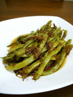 【簡単レシピ】インゲン豆のかつお節煮♪-レシピのメイン写真