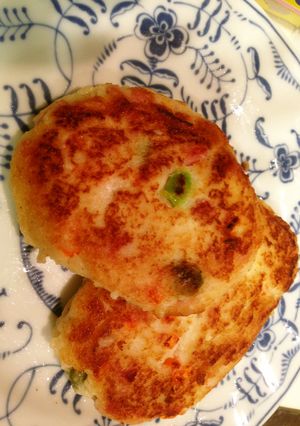 スパムと枝豆のふわふわ豆腐バーグ-レシピのメイン写真