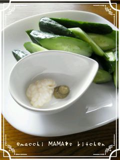 *きゅうりにわさび&マヨネーズ*-レシピのメイン写真