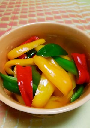 ✜夏野菜もokパプリカdeカラフル漬け♪-レシピのメイン写真