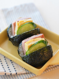 お弁当に♪スパムのおにぎりサンド-レシピのメイン写真