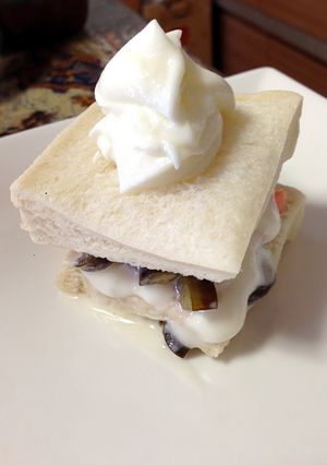 ナスとトマトのふわサンド-レシピのメイン写真
