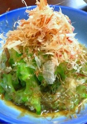 【簡単】ゴーヤのお刺身さっぱりポン酢-レシピのメイン写真