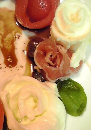 白薔薇のカプレーゼ-レシピのメイン写真