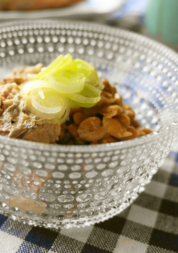 簡単☆鯖の水煮缶の納豆和え-レシピのメイン写真