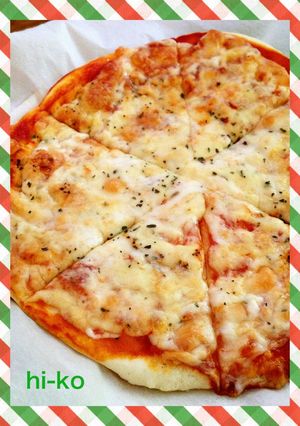 発酵なし☆マルゲリータ風ピザ-レシピのメイン写真