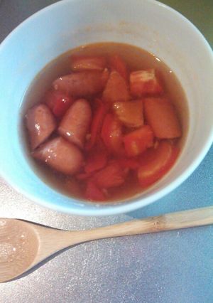 トマトコンソメの食べるスープ-レシピのメイン写真