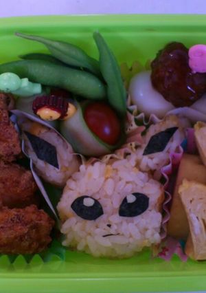 キャラ弁 サンダース(ポケモン)-レシピのメイン写真