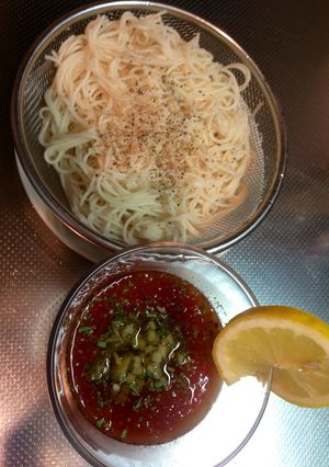 簡単☆ちょっぴりイタリアンなトマト素麺☆-レシピのメイン写真