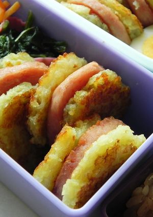 ハッシュドポテトのスパムバーガー-レシピのメイン写真