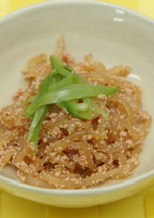 プチプチ食感がおいしい！しらたき真砂和え-レシピのメイン写真