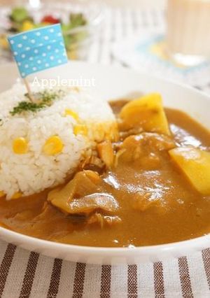 コーンライス＆フルーティー帆立のカレー-レシピのメイン写真