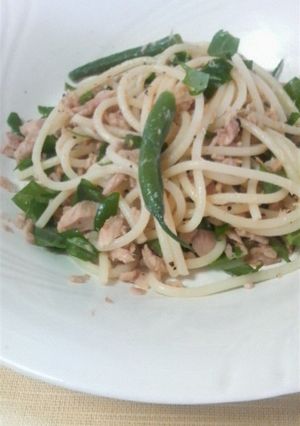 ツナと青じそのスパゲッティ-レシピのメイン写真