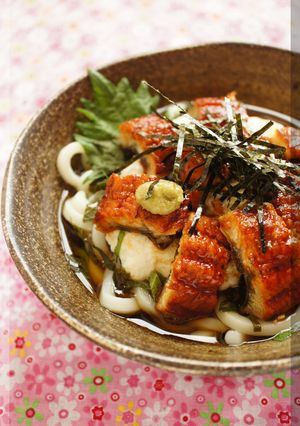 * 土曜の丑の日♥うなぎの山かけうどん♪-レシピのメイン写真