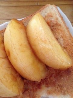 桃トースト-レシピのメイン写真