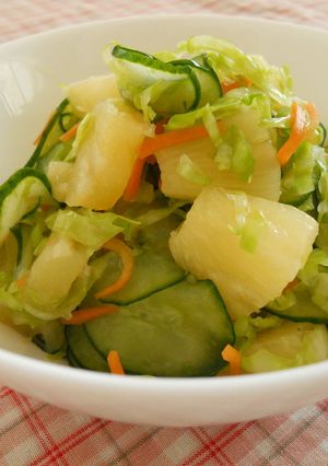 パイン缶☆お野菜たっぷり～さっぱりサラダ-レシピのメイン写真