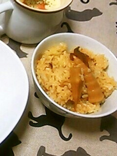 ひと手間かけて☆筍と舞茸の炊き込みご飯-レシピのメイン写真