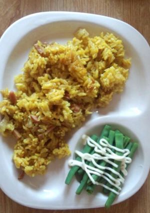 ピリッと辛い！炊き込みカレーピラフ-レシピのメイン写真