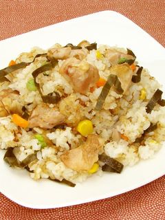 昆布とかつおのチキンピラフ-レシピのメイン写真