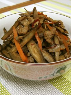 豚肉とごぼうのきんぴら-レシピのメイン写真