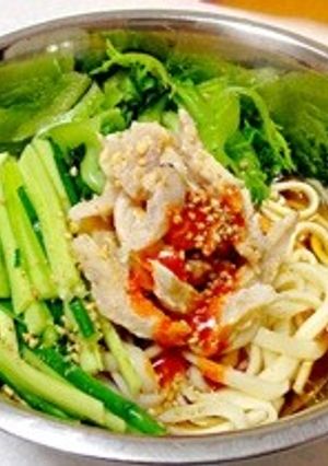 ピリ辛冷麺うどん-レシピのメイン写真