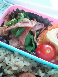 お弁当★ピーマンベーコン炒め-レシピのメイン写真