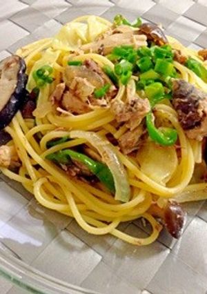 サバ缶でウマウマ！和風パスタ☆-レシピのメイン写真