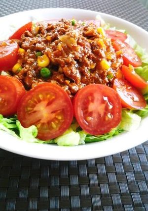 野菜たっぷり☆ボリューム満点タコライス-レシピのメイン写真