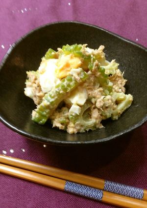 ❤ゴーヤと卵のシーチキンサラダ❤-レシピのメイン写真