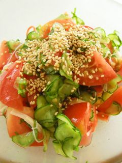 トマトと胡瓜の酢の物-レシピのメイン写真