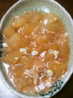 シーチキンあんかけの冬瓜煮-レシピのメイン写真