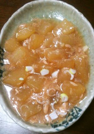 シーチキンあんかけの冬瓜煮-レシピのメイン写真
