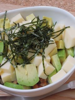 簡単アボカド卵豆腐納豆丼-レシピのメイン写真