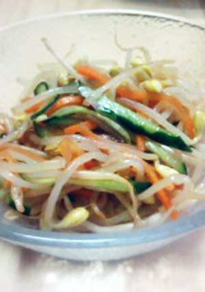 レンジで簡単豆もやしのナムル-レシピのメイン写真