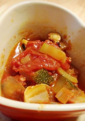 簡単☆タコとズッキーニのトマト煮込み-レシピのメイン写真