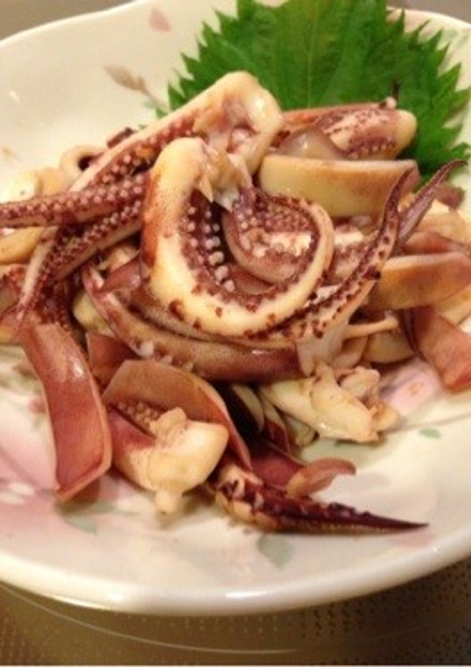 旬！イカの生姜焼き-レシピのメイン写真